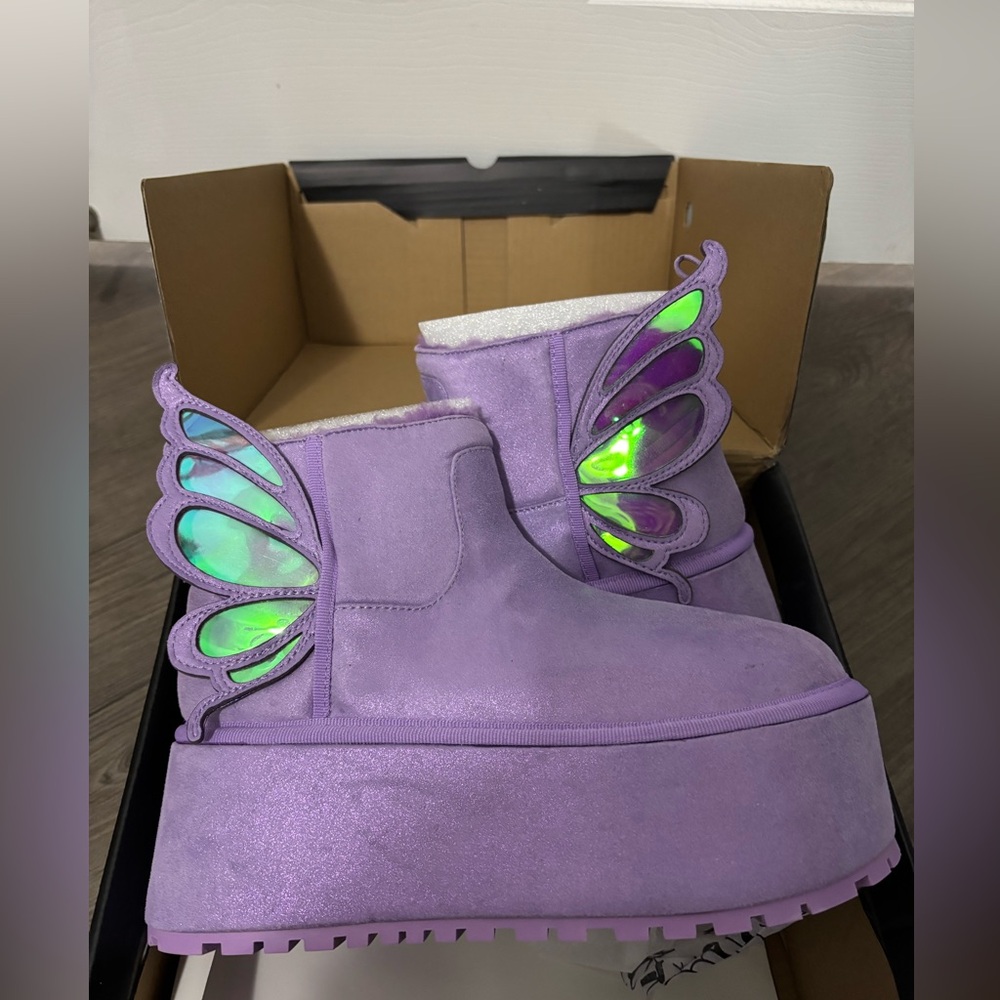 NIB Dolls Kill / Current Mood Fairies Flight Platform Boots